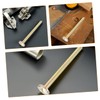 Kisangel 8pcs Stainless Steel Survey Stakes for Accurate Property Line