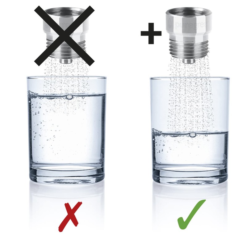puregreen 2 x Shower Water Savers, Easy Installation, Suitable for