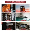 INNOVAYOU 100ml Black Oven Heat Resistant Glue, High Temperature Adhesive