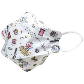 Skater MSKSH3-A Highly Functional 3D Non-woven Fabric Three-Layer Mask, Small, For Children, Space Sanpo, Sanrio, 5 Pieces