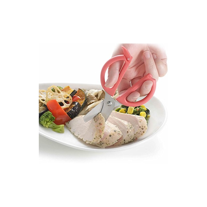 Richell Odekake Lunch-kun Baby Food Scissors for Quick Cut
