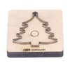 Leather Cutting Die Christmas Tree Alloy Steel and Birch Wood
