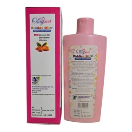 Olaybact kiddies glow mild body lotion with almond oil, vitamins 400mlx1.