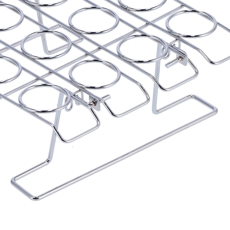 16-Hole Folding Baking Rack Ice Cream Rack Stand Cone Cupcake