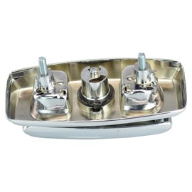 TRQ Rear Outside Window Crank Tailgate Tail Gate Handle Compatible with 73-89 Blazer Suburban