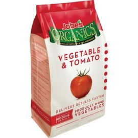 Jobe's Organics 4 lb. Organic Granular Vegetable  & Tomato Plant Food Fertilizer w/Biozome 09026