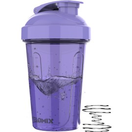 VELOMIX -6 PACK- 20 OZ Protein Shaker Bottles for Protein Mixes, Shaker Cups for Protein Shakes, Small Shaker Bottle Pack, Shaker Cup, Shakers for protein Shakes (6 Pack - 20 oz)