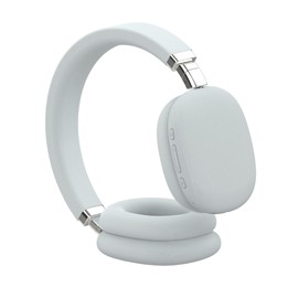 groov e Fusion Wireless Headphones - Active Noise Cancelling Headphones with 32Hrs of Audio Playback - Bluetooth & 3.5mm Audio Jack - White