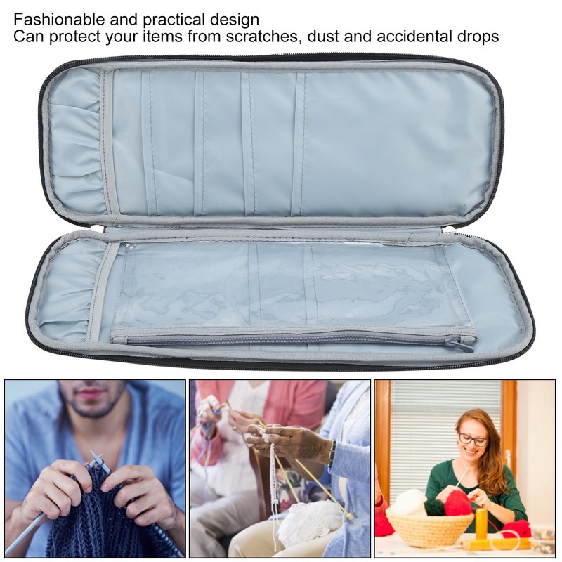 Long Knitting Needle Case Woven Storage Bag 600D Oxford Cloth