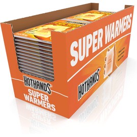 HotHands Body & Hand Super Warmers - Long Lasting Safe Natural Odorless Air Activated Warmers - Up to 18 Hours of Heat - 54 Individual Warmers