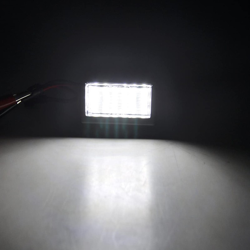Pack of 2 White Number Plate Lights for M-B/enz ML