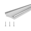LCGAOYA 1PCS Aluminum Door Rain Drip Guard Cap, 47 Inch