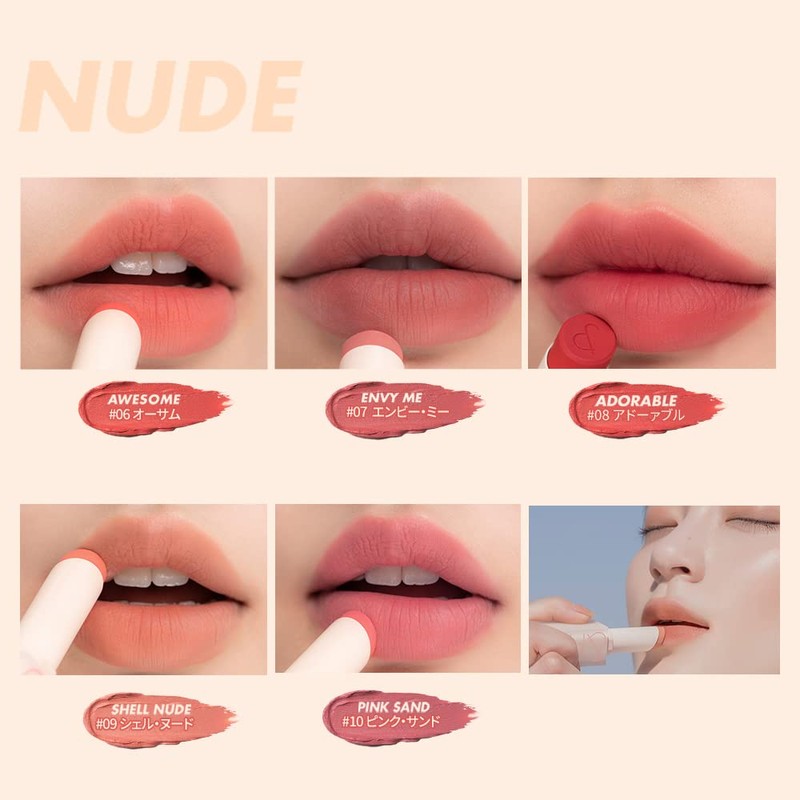 rom&nd ZERO MATTE LIPSTICK Zero Matte Lipstick (08 Adorable)