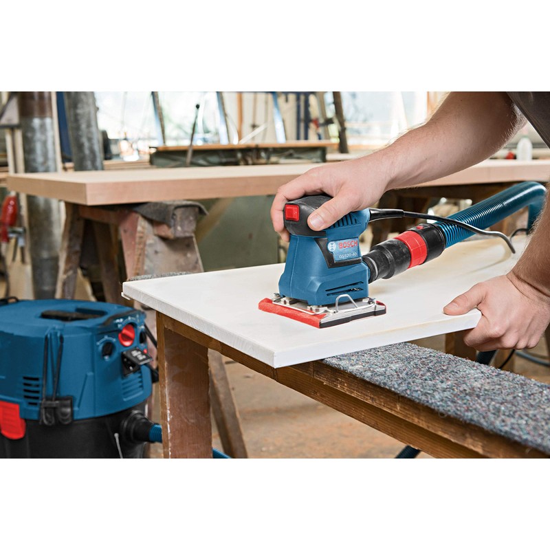 BOSCH GSS20-40 Orbital Finishing Sander 1/4-Sheet, 2 Amp, 12000 OPM