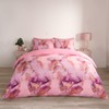 OHS Bedding Double Bed Set, Reversible Marble Bedding Double Quilt
