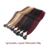 Nano Ring Hair Extensions Human Hair Nano Beads Pre Bonded