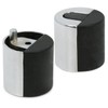 COM-FOUR 2x zinc door stopper with scandium alloy, bottom door