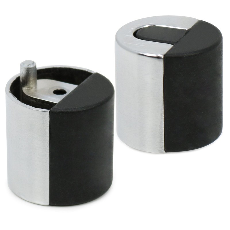 COM-FOUR 2x zinc door stopper with scandium alloy, bottom door