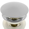 PrimeMatik - Universal Pop-Up Drain Fitting 9 cm for Washbasin