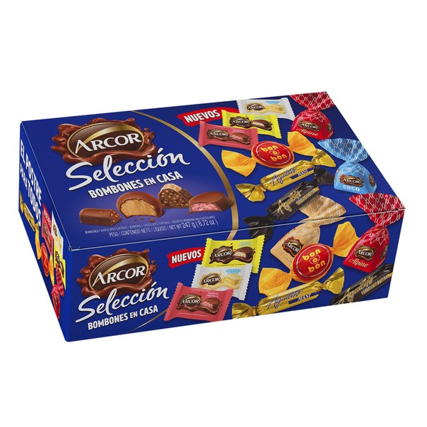 Arcor Selección Bombones Surtidos Assorted Chocolate Bites, 228,6 g / 8.06 oz