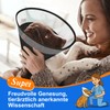 Supet Dog Cone Collar with Soft Pad, Transparent Elizabeth Recovery