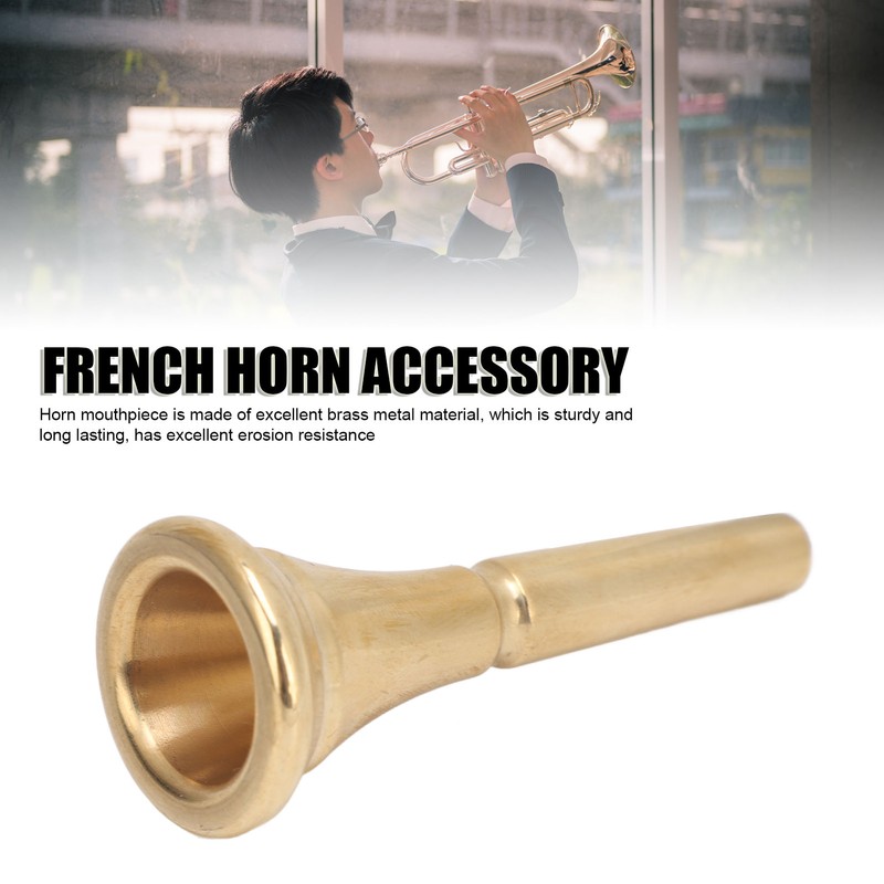 French Horn Mouthpiece Brass Standard Professional Replacement Accessory for Beginners