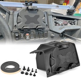 FWXEOZ Electric Device GPS Mount Storage Box Compatible with 2019-2023 Polaris RZR XP 1000 XP4 Turbo Electronic Device Tablet Phone GPS Holder Mounts Extra Space Adjustable Navigation Tablet Holders