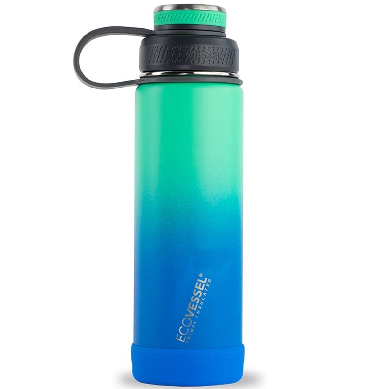 EcoVessel Boulder Triple Insulated Bottle 591ml, Black Shadow