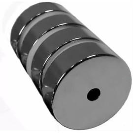 Apex Magnets 4 Neodymium Magnets 3/4 x 1/8 x 1/4 inch Ring N48 Rare Earth