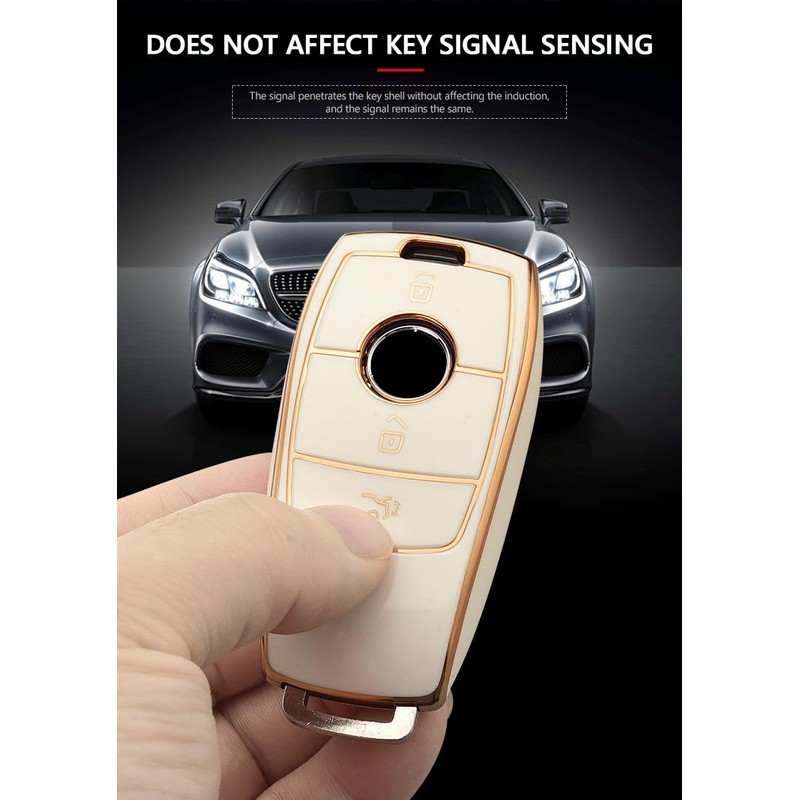 KUNIO Key Case Fits Mercedes A B C E S