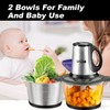 3-Speed Electric Food Processor: Meat Grinder, Vegetable Chopper & Baby