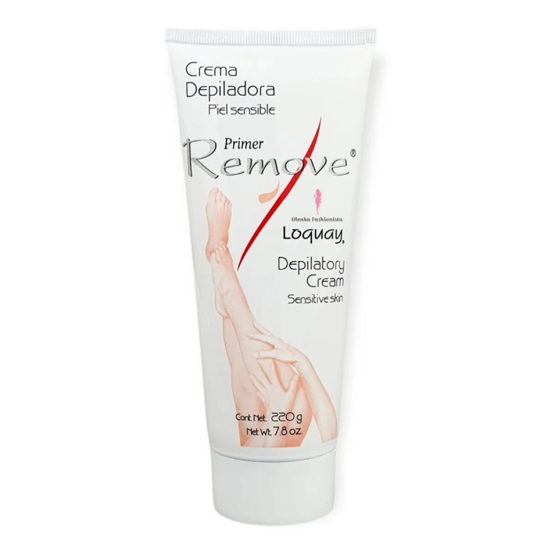Crema Depiladora Loquay Piel Sensible Primer Remove 220 Cuerpo