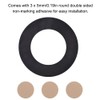 Round Recliner Non-Slip Rubber Furniture Pad - Round Floor Rubber