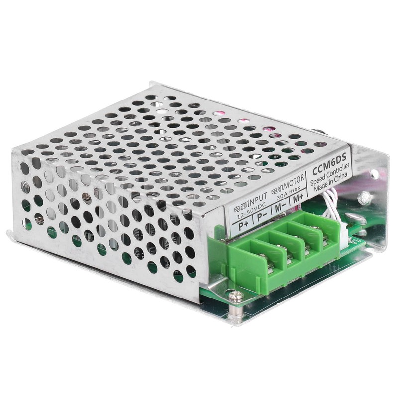 DC12V‑50V Professional PWM DC Motor Speed Controller Metal Shell 30A