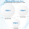 Meyeyaia 120pcs Thick Felt Plate Dividers,3 Sizes Round China Dish