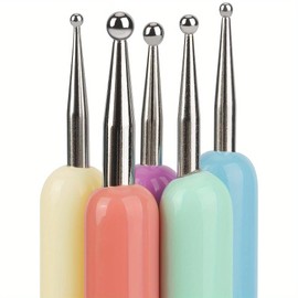 5Pcs Professional Pottery Sculpting Tools Set, Multi-purpose for Clay Art, Nail Design, Painting