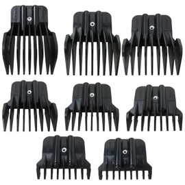 2025 DEARCOOL Professional Clipper Guard Set - 8 Sizes Snap-On Combs for Wahl, for Andis & Hair Trimmers