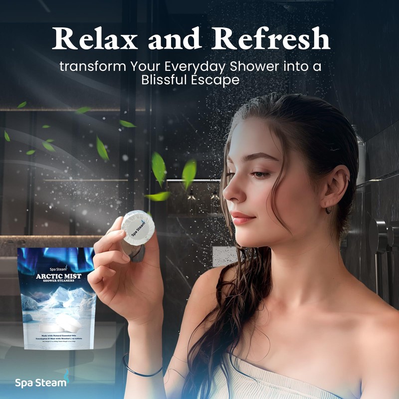Shower Steamers Aromatherapy – Eucalyptus Mint & Menthol Shower Bombs