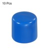sourcing map 10pcs Rubber End Caps Cover 28mm Vinyl Screw
