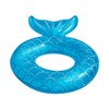 Inflatable Mermaid Swimming Ring PVC Mermaid Tail Tubes Water Party