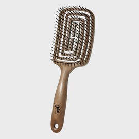 Yao Hairbrush [Wood Square Sensitive] Hypoallergenic scalp massage cleansing dry comb men’s comb beauty salon sensitive scalp / 야오 헤어브러쉬 [우드스퀘어센서티브] 저자극 두피마사지 클렌징 드라이빗 남자빗 미용실 민감두피
