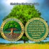RYUKENLM Growing in Faith Christian Challenge Coin Colossians 2:6-7 Bible