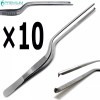 Premium Instruments 10 Pcs ENT Adson Bayonet Forceps 7.25" Kocher
