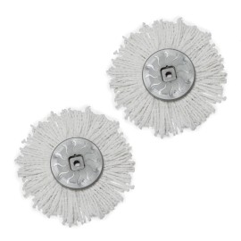 Daiwa Felicity Tornado Spin Mop Replacement Round Mop Head 2 pcs [Parts]