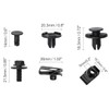 ANCLLO 35Pcs Car Engine Cover Bolts, Hood Bolt Retaining Nut
