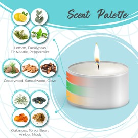 Moonlight Makers Hi I Miss Your Face That Is All Candle, Beachwood Scented Handmade Candle, Natural Soy Wax Candle, 25+ Hour Burn Time, 8oz Tin