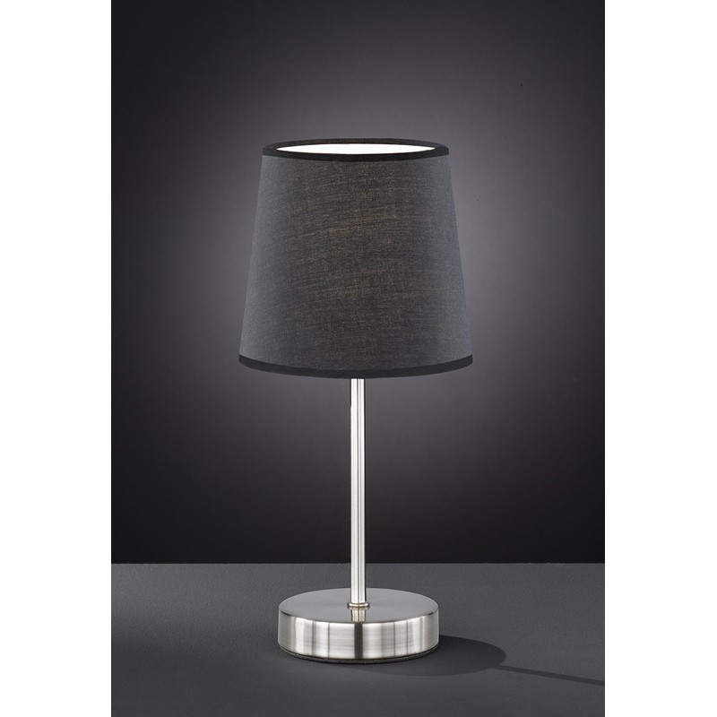WOFI Tischleuchte Cesena 1-flammig, schwarz, ‎14 x 14 x 32