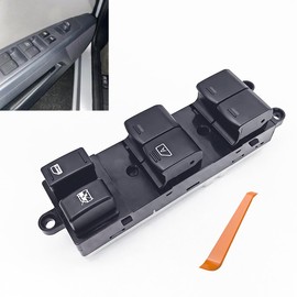 FANXIN Power Window Electric Master Switch Compatible with 2008-2012 Nissan Sentra, Replace OE# 25401-ZJ60A