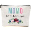 AcevedoDesign Momo Live Love Spoil Makeup Bag, Grandma Mother's Day