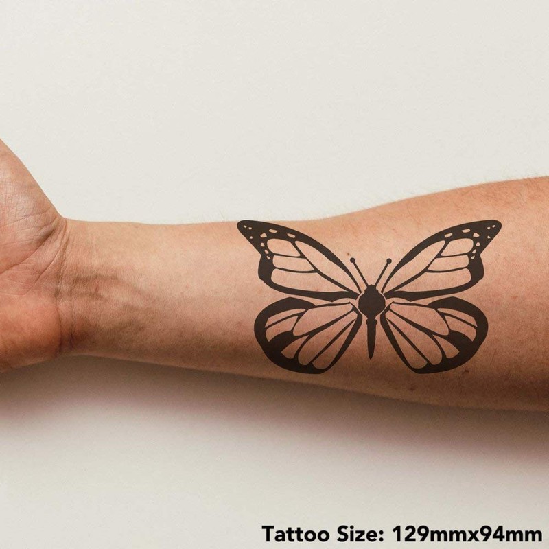 'Butterfly' Temporary Tattoo - Water Resistant, Skin-Safe, Non-Toxic Transfer (TO00016891)